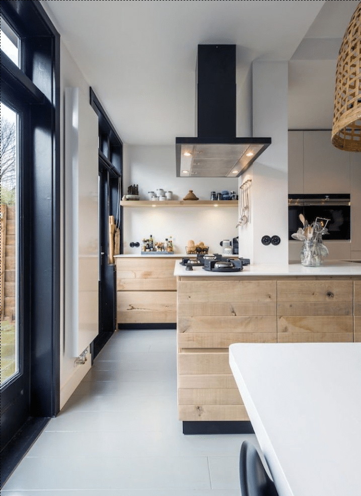 Cuisine blanche et bois (4)