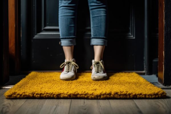 tapis sur mesure pied